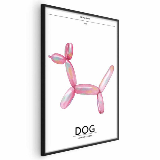 Artgeist Holo-Dog plakat 60 x 90 cm med sort ramme, 1 stk