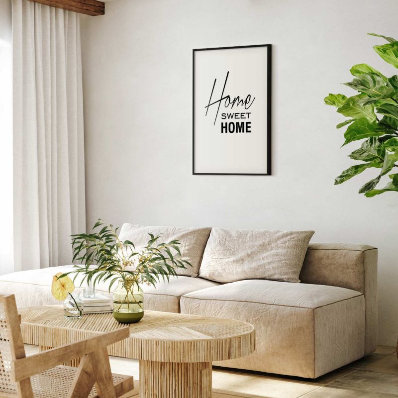 Artgeist Home plakat 21 x 30 cm med sort ramme, 1 stk