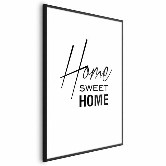 Artgeist Home plakat 29,7 x 42 cm med sort ramme, 1 stk