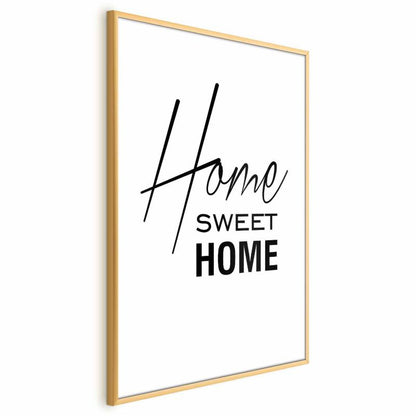 Artgeist Home plakat 60 x 90 cm med guldramme, 1 stk