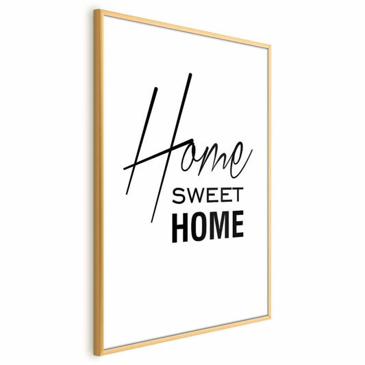 Artgeist Home plakat 60 x 90 cm med guldramme, 1 stk