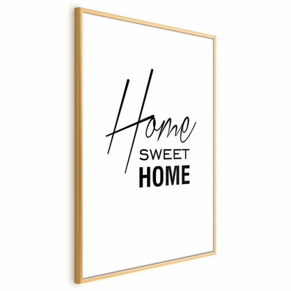 Artgeist Home plakat 60 x 90 cm med guldramme, 1 stk
