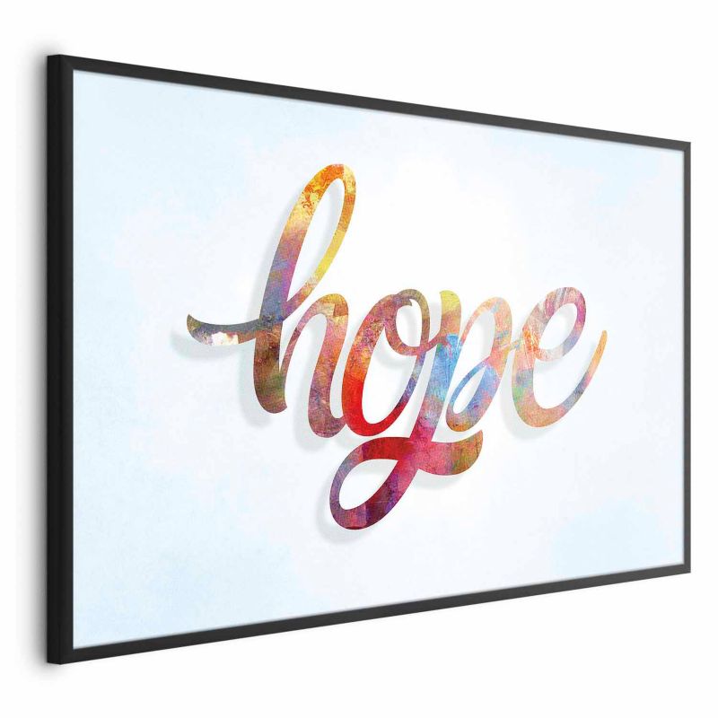 Artgeist Hope plakat 60 x 40 cm med sort ramme, 1 stk