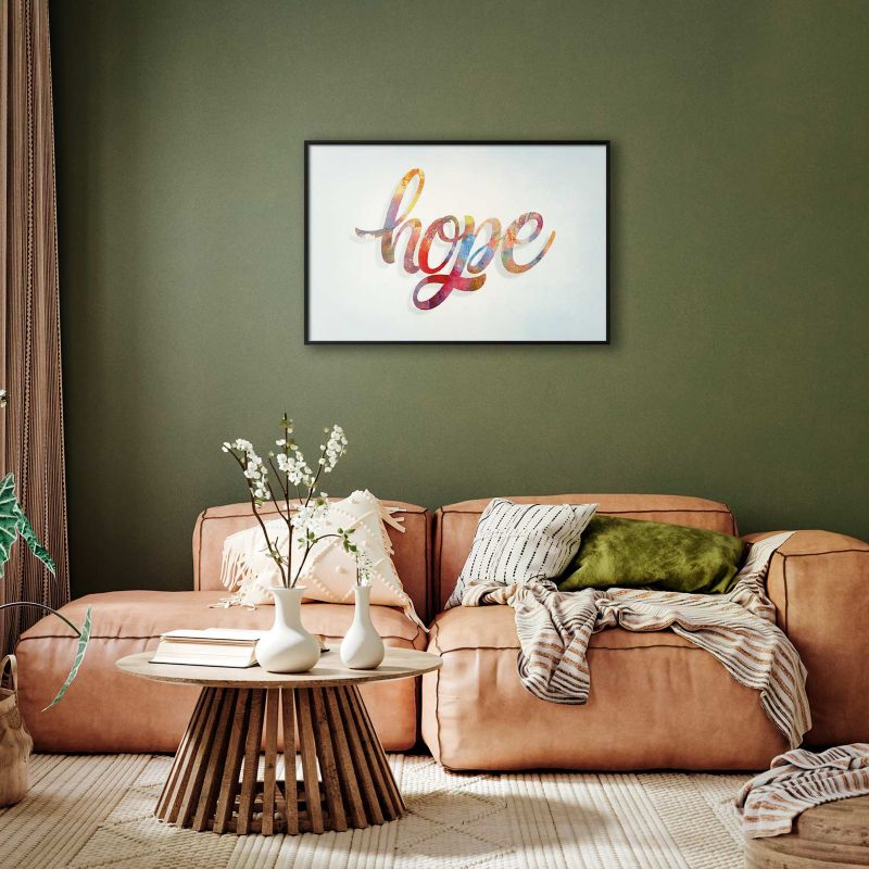Artgeist Hope plakat 60 x 40 cm med sort ramme, 1 stk