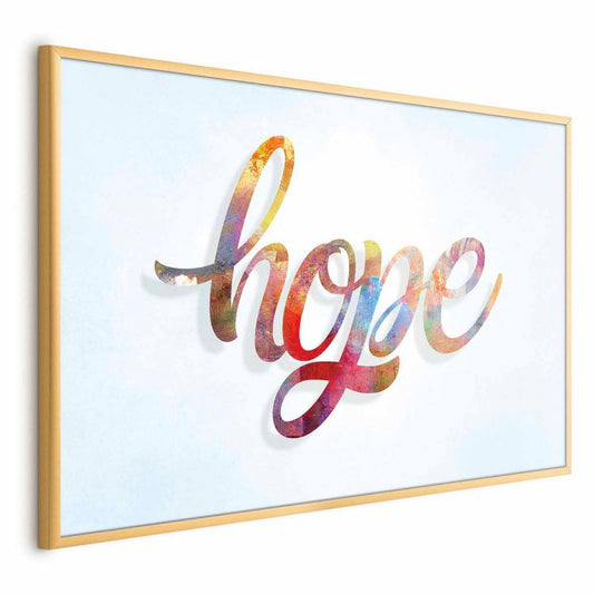 Artgeist Hope plakat 60 x 40 cm med guldramme, 1 stk
