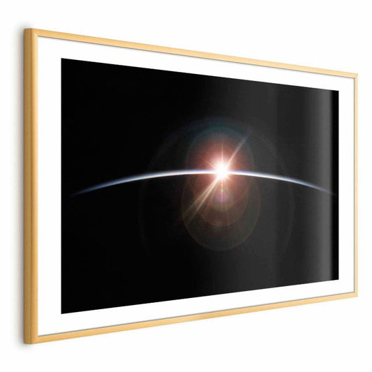 Artgeist Horyzont plakat 42 x 29,7 cm med gyldent ramme, 1 stk