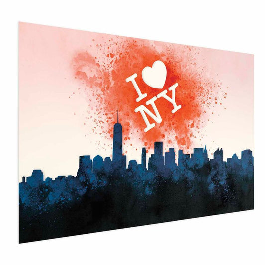 Artgeist I love NY plakat 30 x 21 cm uden ramme, 1 stk