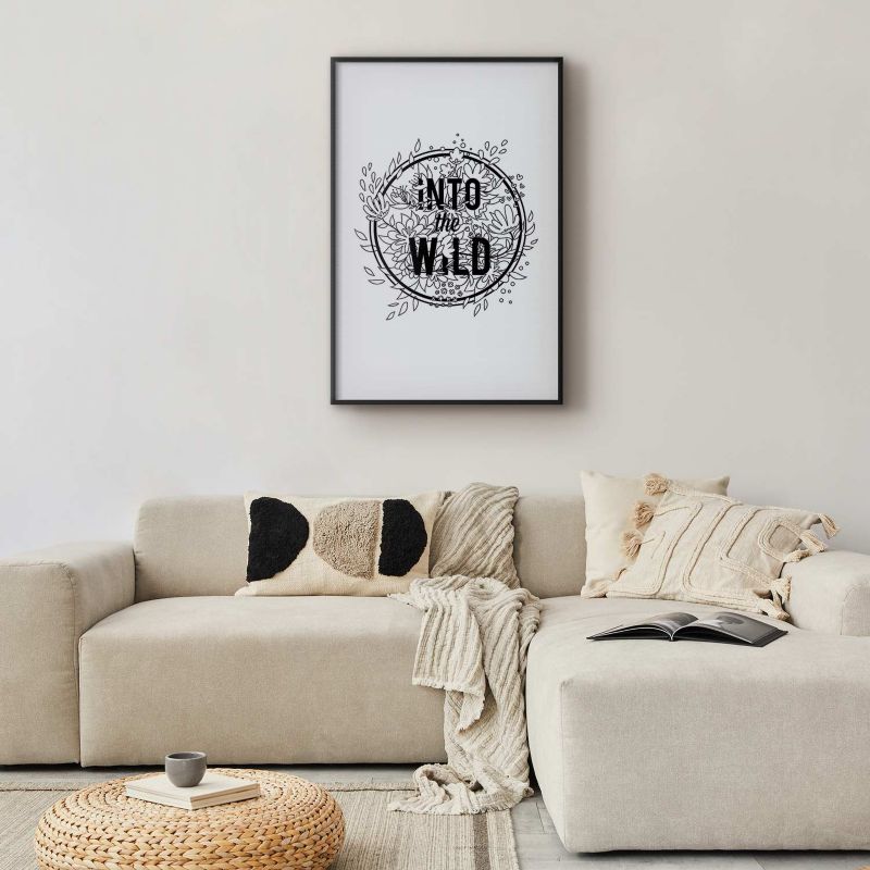 Artgeist Into the wild plakat 40x60 cm med sort ramme, 1 stk