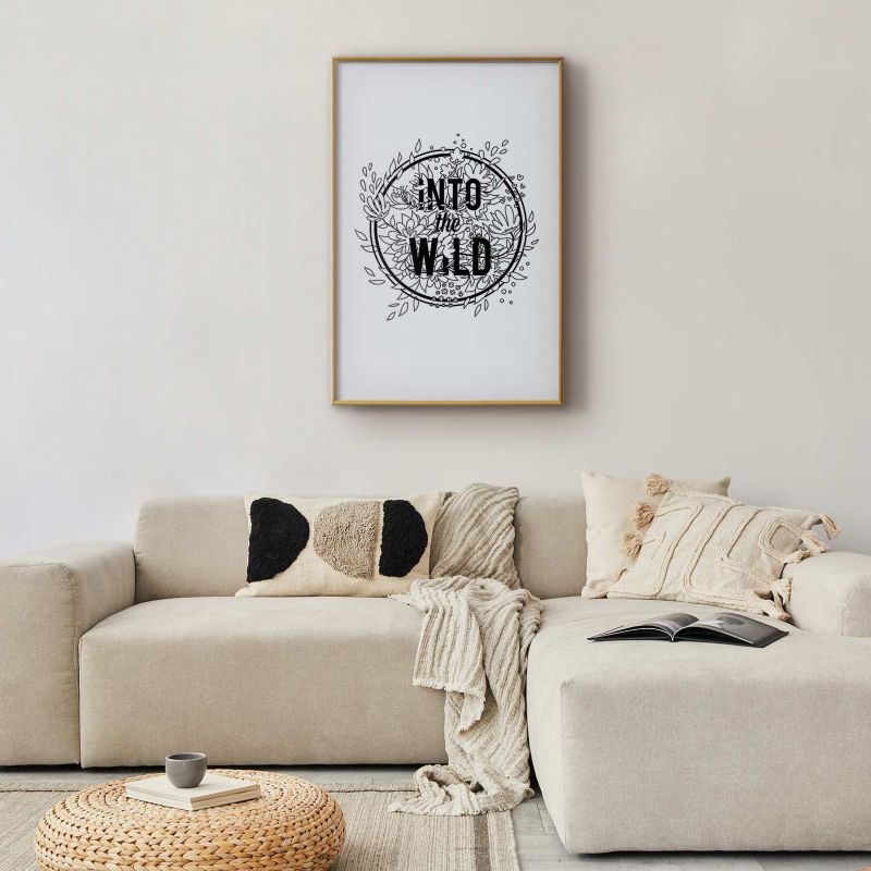 Artgeist Into the Wild plakat 40x60 cm med guldramme, 1 stk