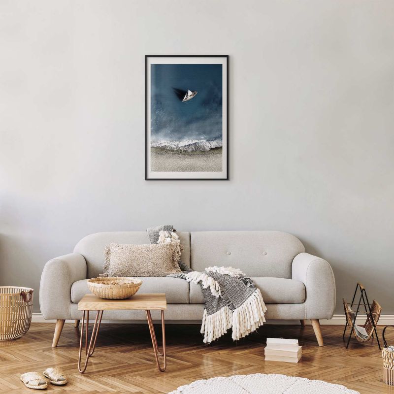 Artgeist plakat Jacht 21 x 30 cm med sort ramme, 1 stk