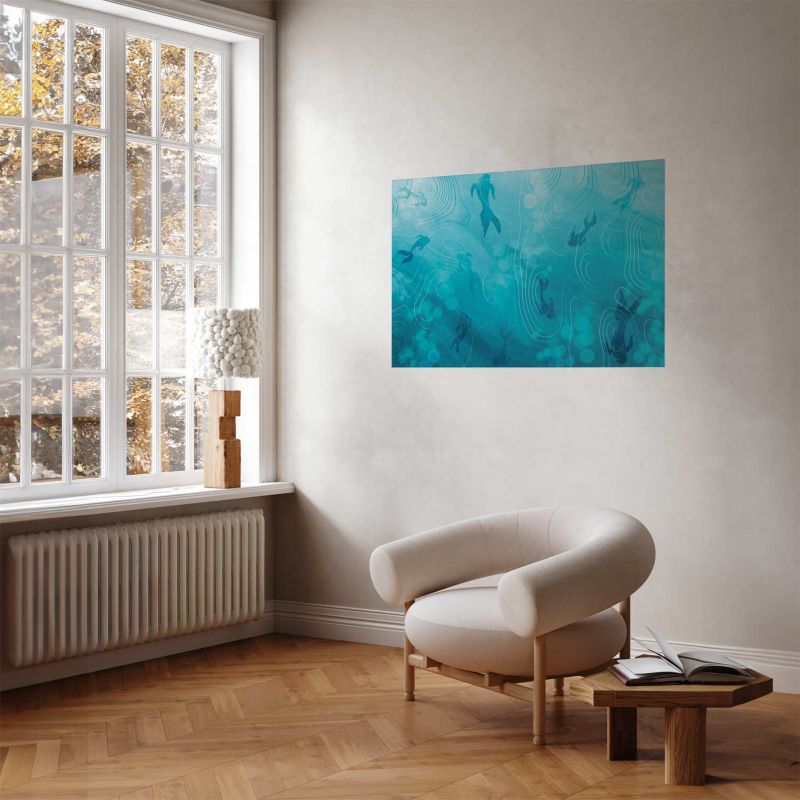 Artgeist plakat Japansk dam 30x21 cm uden ramme, 1 stk