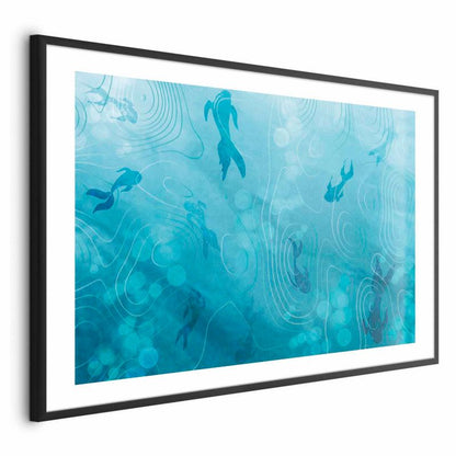 Artgeist plakat Japansk dam 30x21 cm med sort ramme, 1 stk