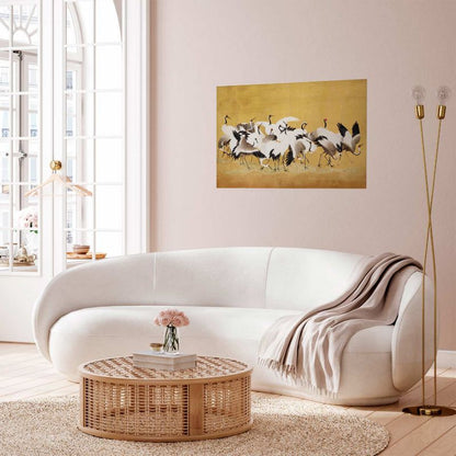 Artgeist plakat japanske traner 90 x 60 cm uden ramme, 1 stk