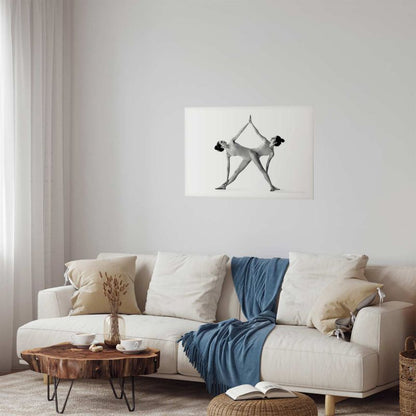 Artgeist yoga-plakat 30 x 21 cm uden ramme, 1 stk