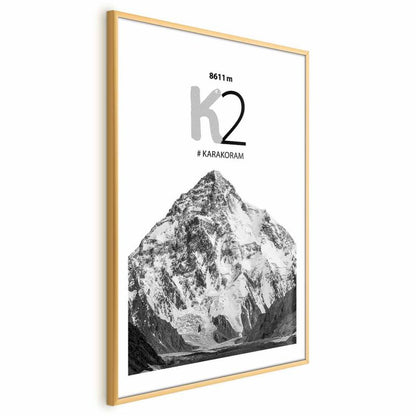 Artgeist K2 plakat 21x30 cm med guldramme, 1 stk