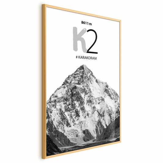 Artgeist K2 plakat 40 x 60 cm med guldramme, 1 stk