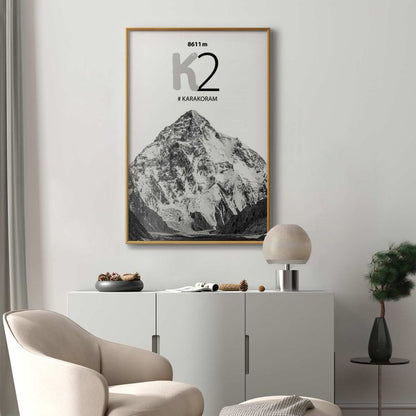 Artgeist K2 plakat 40 x 60 cm med guldramme, 1 stk