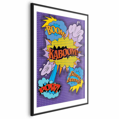 Artgeist Kaboom plakat 29,7 x 42 cm med sort ramme, 1 stk