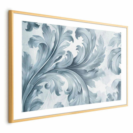 Artgeist plakat Stenornament 60 x 40 cm med gylden ramme, 1 stk