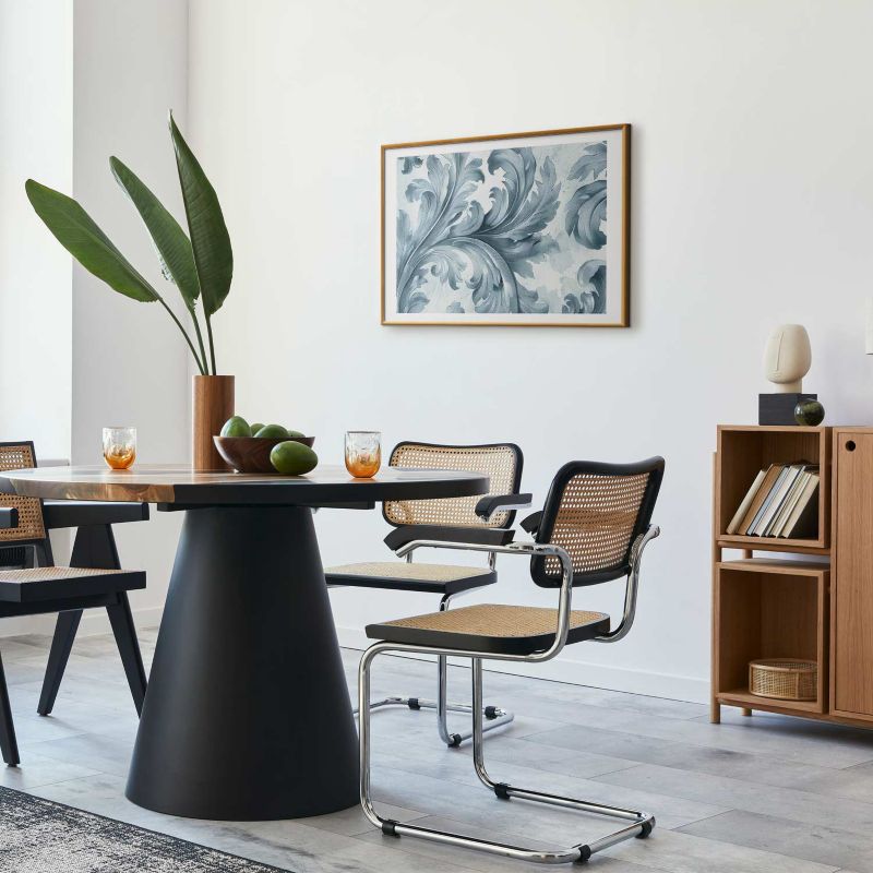 Artgeist plakat Stenornament 60 x 40 cm med gylden ramme, 1 stk