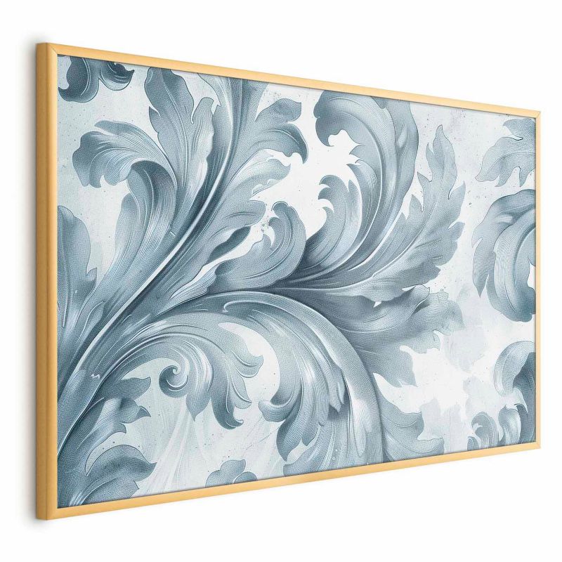 Plakat Artgeist Stenornament 90 x 60 cm med gylden ramme, 1 stk