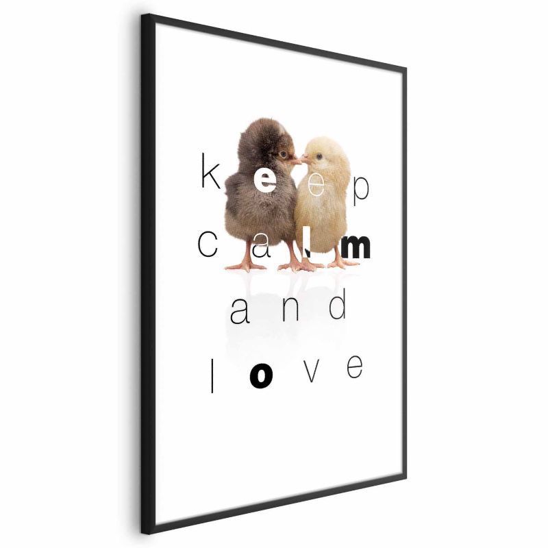 Artgeist Keep Calm plakat 21 x 30 cm med sort ramme, 1 stk