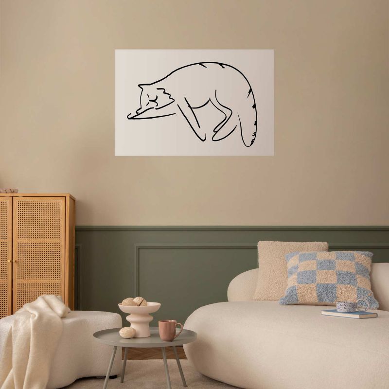 Artgeist plakat Katte drømme 30x21 cm uden ramme, 1 stk