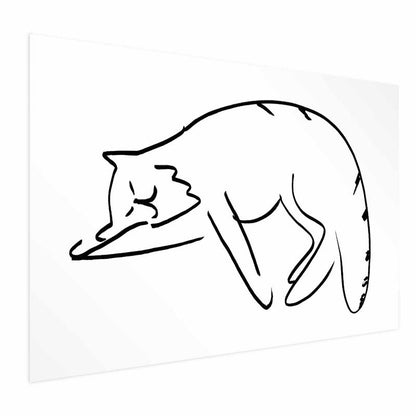 Artgeist plakat Katte drømme 60 x 40 cm uden ramme, 1 stk