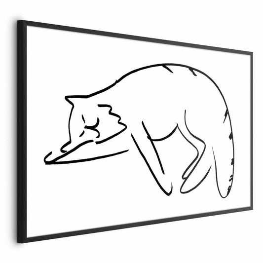 Artgeist plakat Katte drømme 60 x 40 cm med sort ramme, 1 stk