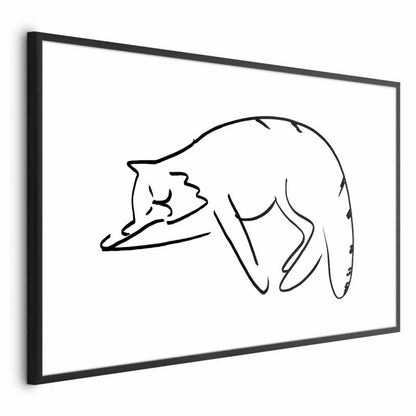 Artgeist plakat Katte drømme 90 x 60 cm med sort ramme, 1 stk