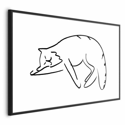 Artgeist plakat Katte drømme 90 x 60 cm med sort ramme, 1 stk