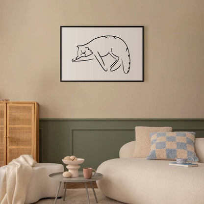 Artgeist plakat Katte drømme 90 x 60 cm med sort ramme, 1 stk