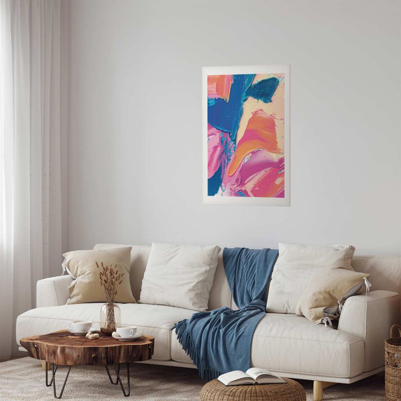 Artgeist plakat farverig ekspression 21x30 cm uden ramme 1 stk