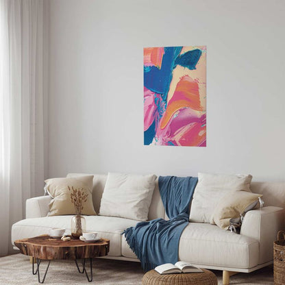 Artgeist plakat farverig ekspression 40x60 cm uden ramme, 1 stk