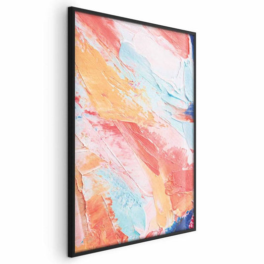 Artgeist plakat farverig harmoni 40 x 60 cm med sort ramme, 1 stk