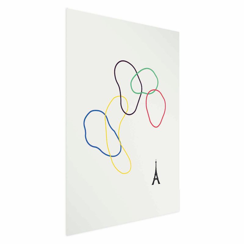 Artgeist plakat farverige cirkler 21x30 cm uden ramme 1 stk