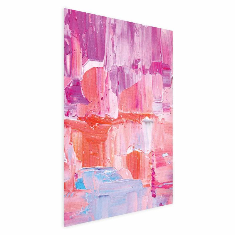 Plakat Artgeist Farverige Penselstrøg 30 x 21 cm uden ramme, 1 stk