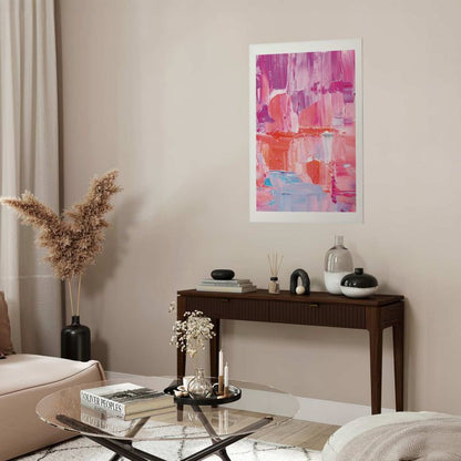 Artgeist plakat Farverige Penselstrøg 60 x 40 cm uden ramme, 1 stk