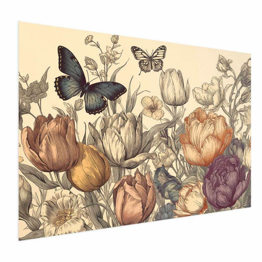 Artgeist plakat farverige tulipaner 42 x 29,7 cm uden ramme 1 stk