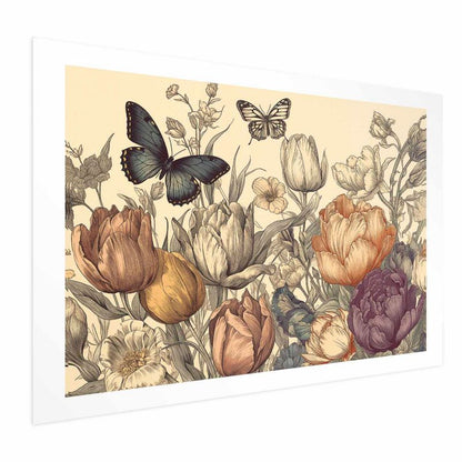 Artgeist plakat farverige tulipaner 42 x 29,7 cm uden ramme 1 stk