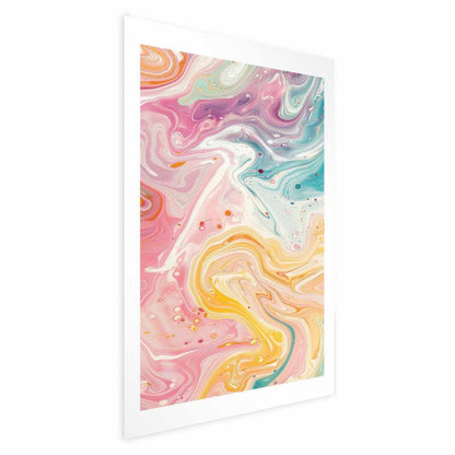 Artgeist plakat Farverig Kaos 21x30 cm uden ramme 1 stk