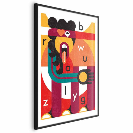 Artgeist designkunst plakat 40x60 cm med sort ramme, 1 stk