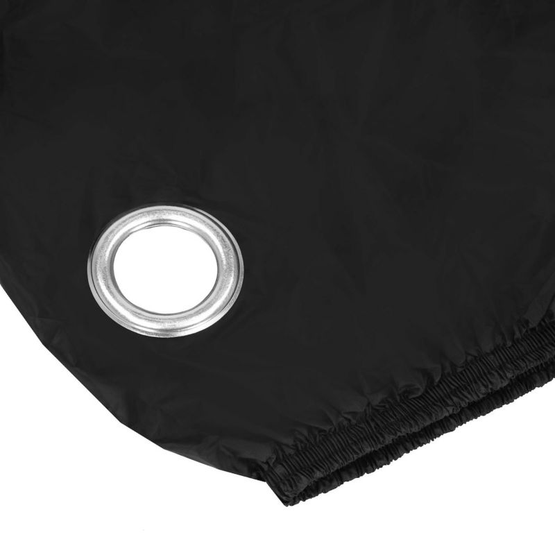 Springos vandtæt motorcykel- og scooterovertræk 250 x 105 x 125 cm, sort, 1 stk.