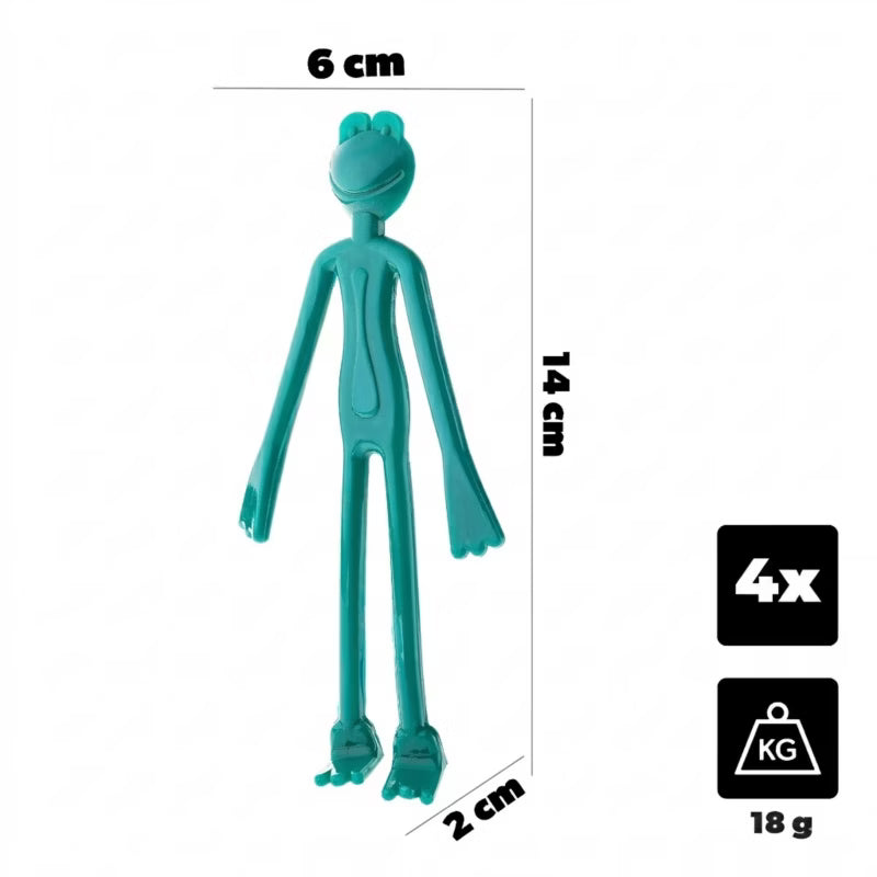Planteclips Frøer 14 cm Grøn 4 Stk.