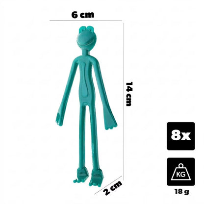 Planteclips Frøer 14x6 cm Grøn 8 Stk.