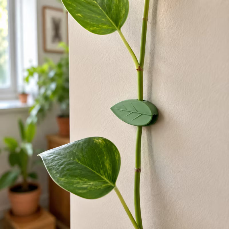Planteclips Selvklæbende Blade Grøn 30 Stk.