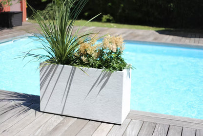 Plantekasse 100x40x60 cm Hvid