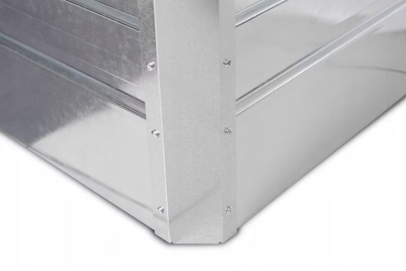 Plantekasse 120x60x56 cm Galvaniseret Stål