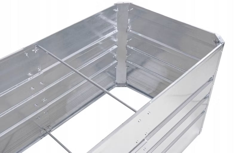 Plantekasse 120x60x56 cm Galvaniseret Stål