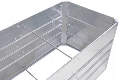 Plantekasse 120x60x56 cm Galvaniseret Stål